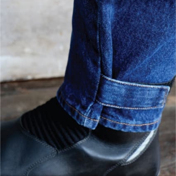 NEW Men's Gusset Defender Motorcycle Riding Jeans Size 38x34 Made in USA - Picture 9 of 11